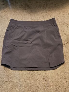 Duluth AKHG Athletic Skort in Charcoal Gray Sz 14
